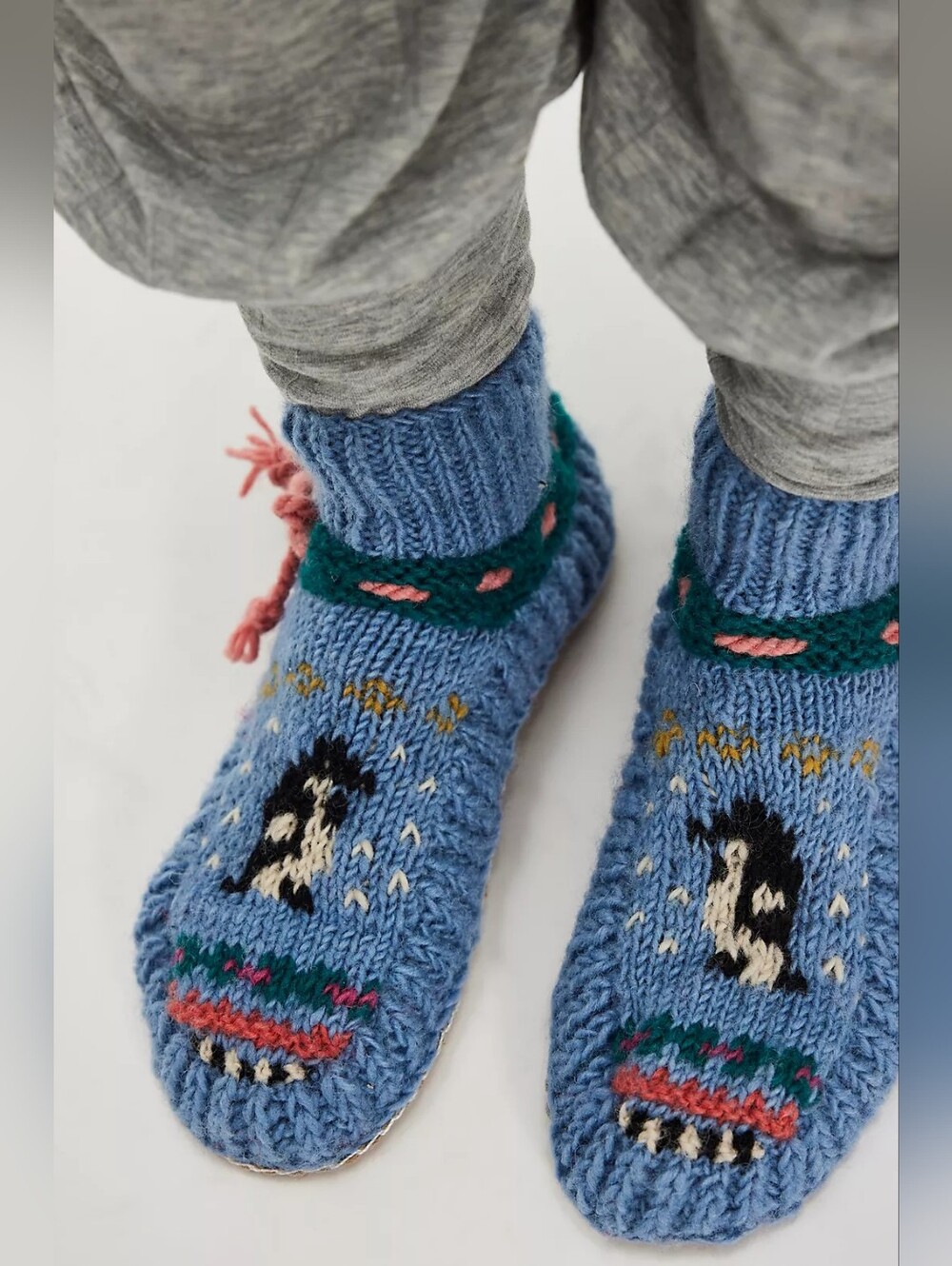 Free People x French Knot Frosty Friends Slipper Socks